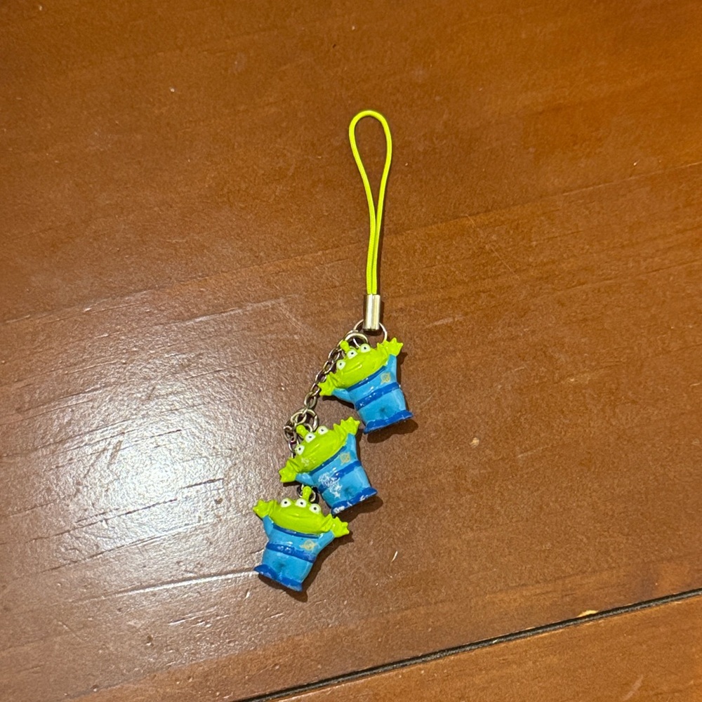 Disney Japan Re-ment Toy Story Alien Keychain with Strap